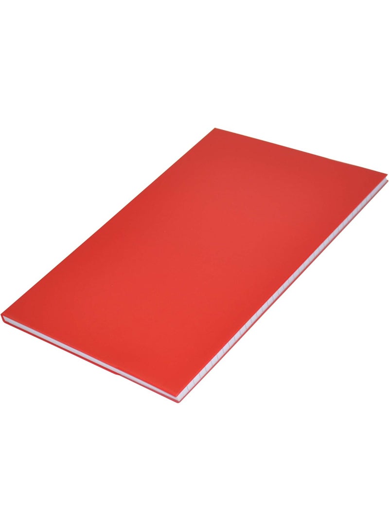 FIS PVC Cover NoteBook, 96 Sheets, 192 pages, Single Line, Red Colour 5-Piece - FSNBFS2QPVCRE - Image 2